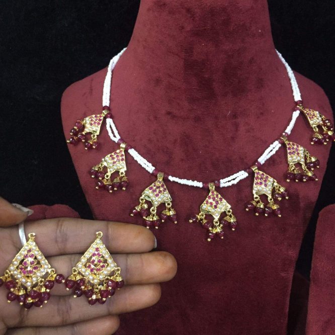 Jadau Necklace Sets