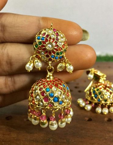 Jadau Earrings