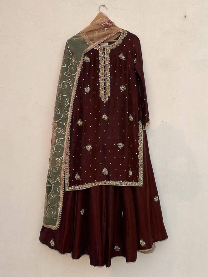 Ayesha Sharara Suit Set