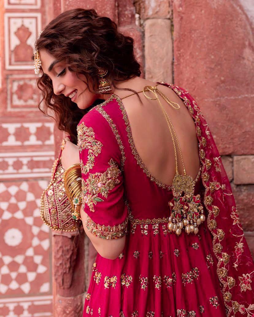 Rani Gulab Anarkali Gown