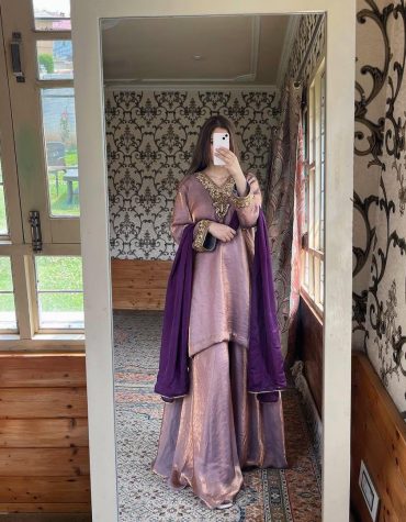 Purple Accent Designer Ethnic Suit Set