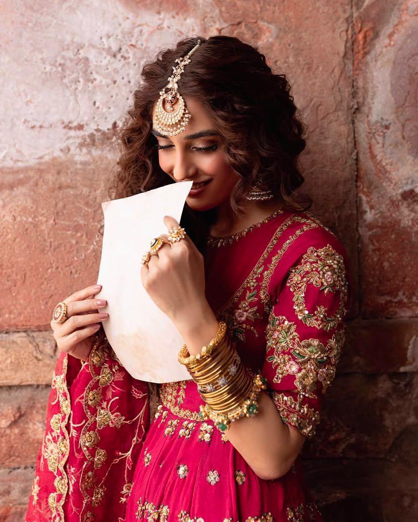 Rani Gulab Anarkali Gown