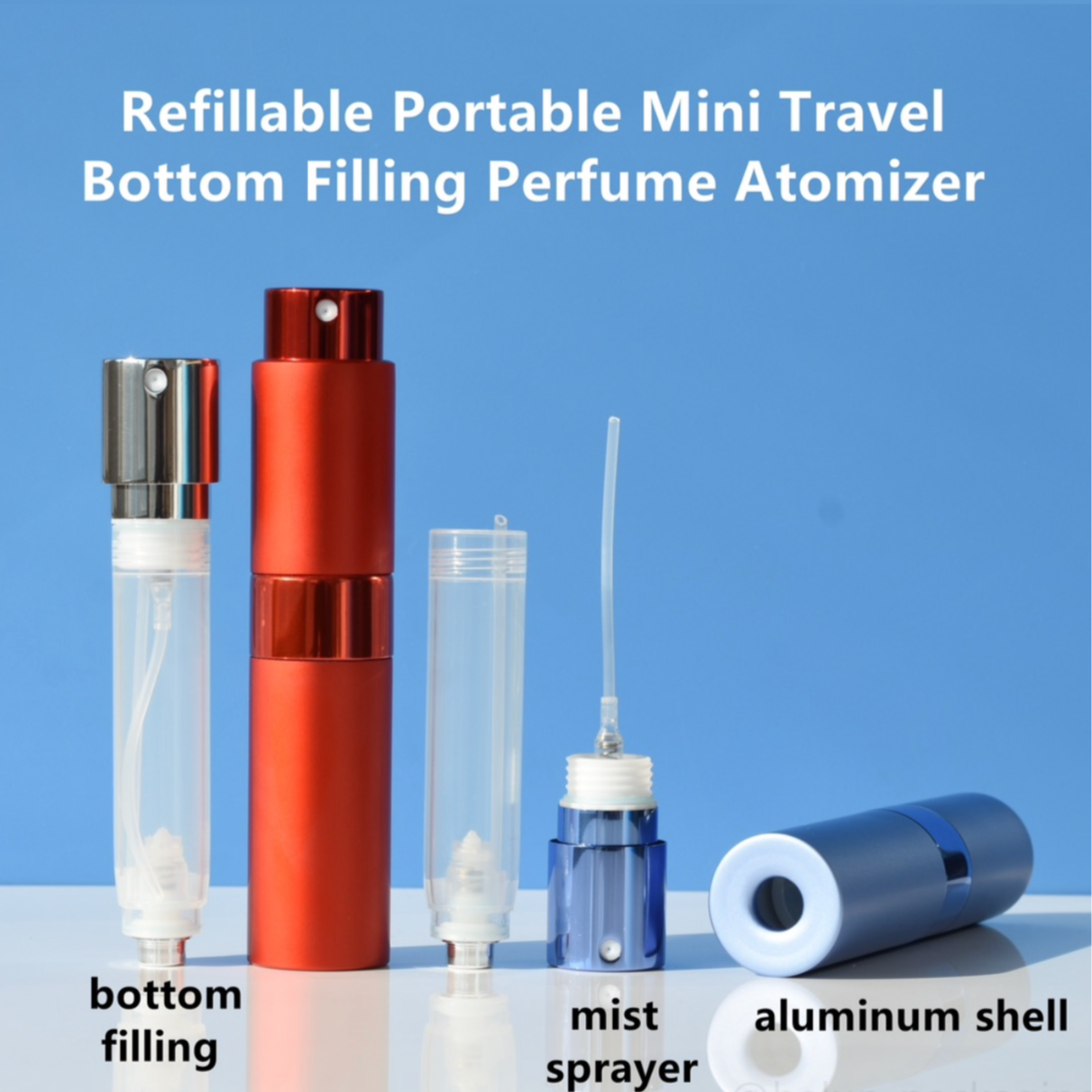 Customisable Refillable Portable Perfume Atomizer 5 ML