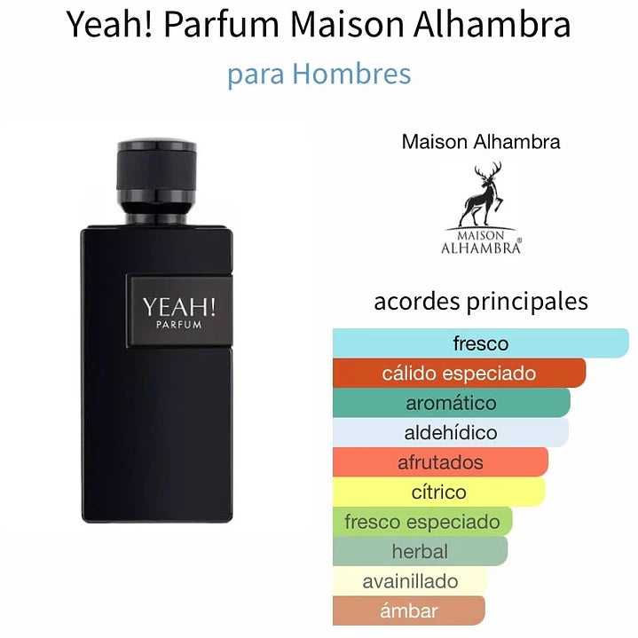 Maison Alhambra Yeah! Parfum Eau De Parfum For Men 100 ML