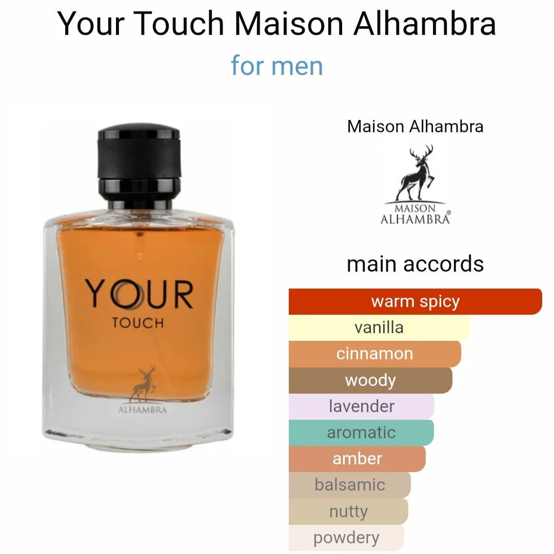 Maison Alhambra Your Touch Eau De Parfum For Men 100 ML